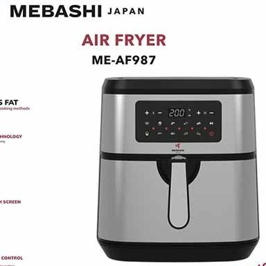 سرخ کن بدون روغن 9.2 لیتری مباشی مدل ME-AF987 ا Mobashi oil-free fryer 9.2 liters model ME-AF987